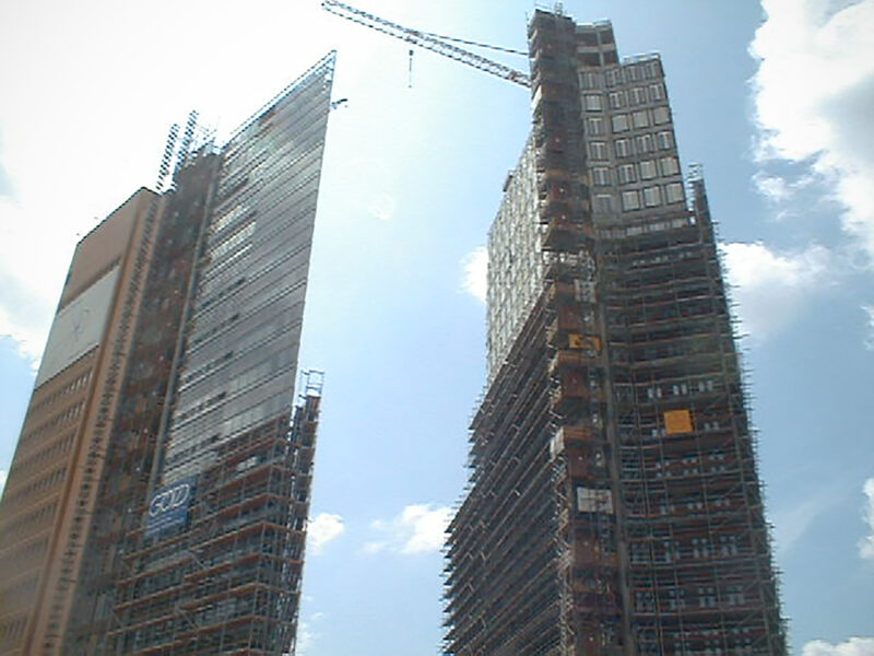 Kollhoff-Tower Construction Site at Potsdamer Platz Berlin