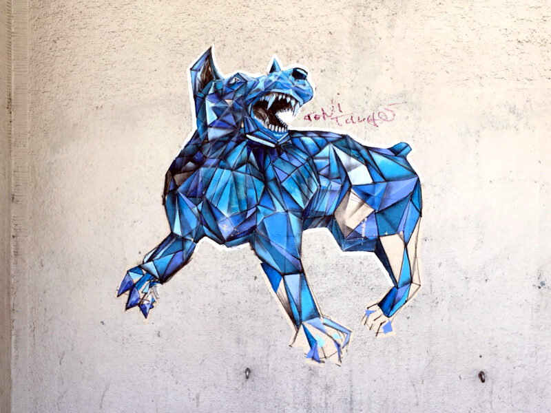 Blue Vector-Dog