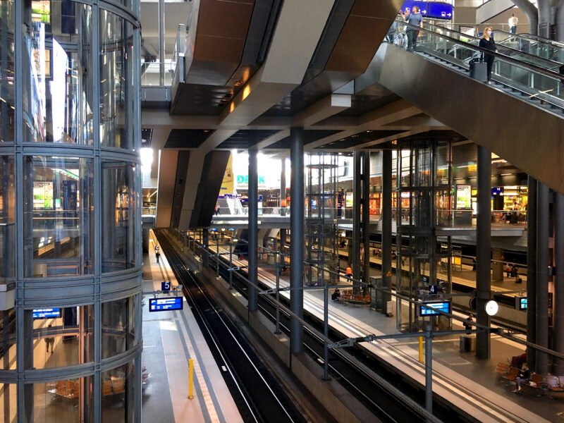 Berlin Main Station Hauptbahnhof Lower Level