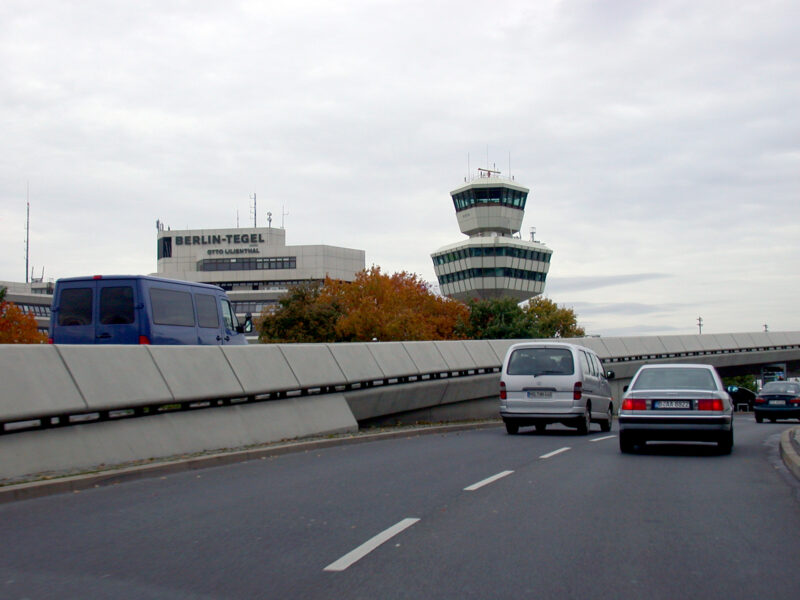 Approaching Berlin Tegel Airport