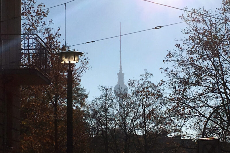 Berlin TV Tower in November