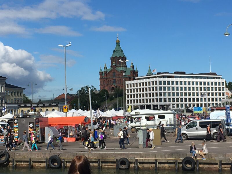 Helsinki: Uspenski Cathedral and Market Square