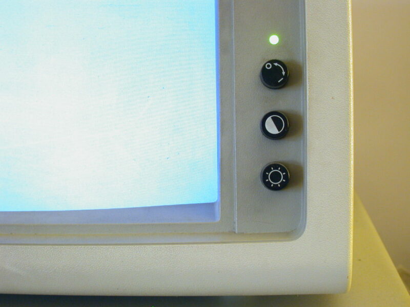 IBM PC Brightness Contrast Controls