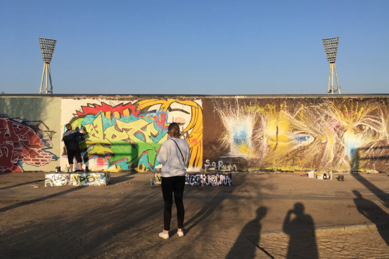 Mauerpark Berlin Graffiti Wall