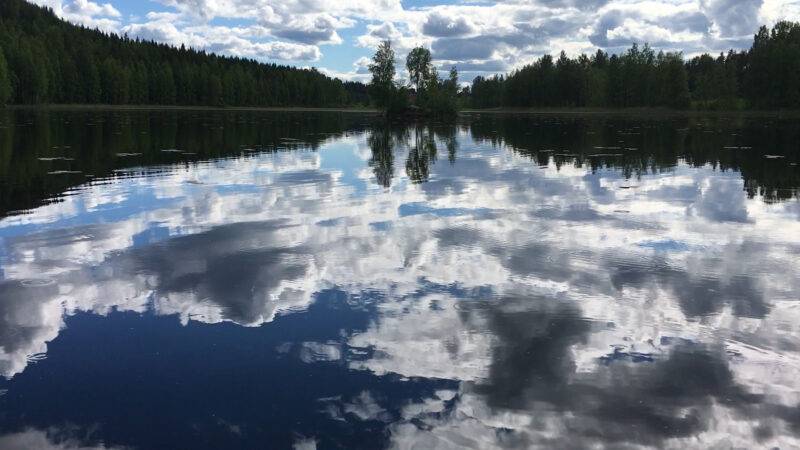 Äänekoski Island in the middle of the Lake