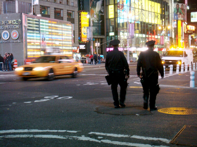 NYC 2 Cops at Times Square
