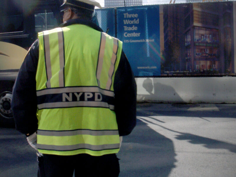 NYPD officer Three World Trade Center, NYC